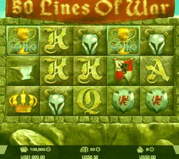 50 Lines Of War slot machine
