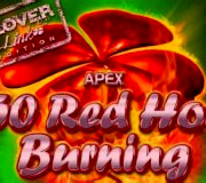 50 Red Hot Burning Clover Link slot