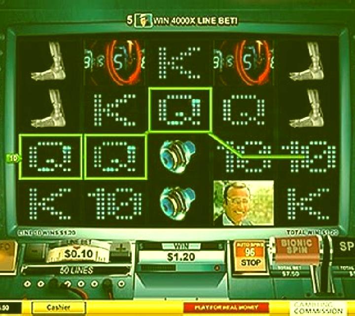 6 million Dollar Man slot