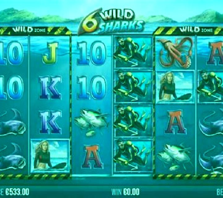 6 Wild Sharks slot game