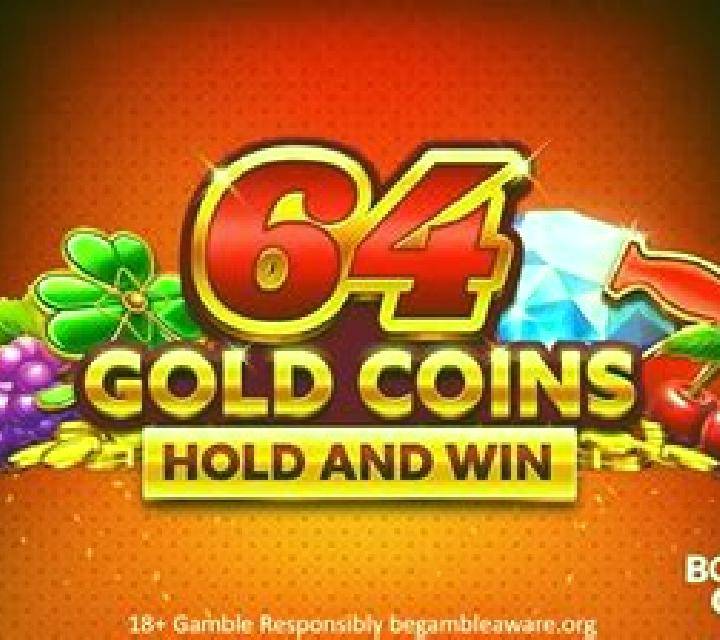 64 Gold Coins Hold and Win 20,000 slot