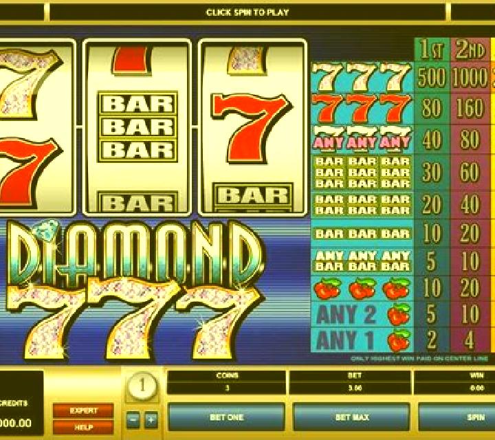 777 Diamonds slot machine