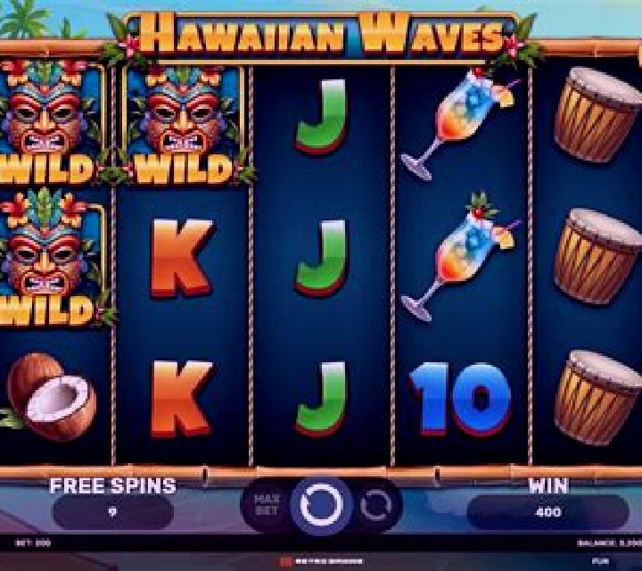 777 - Hawaiian Waves slot machine