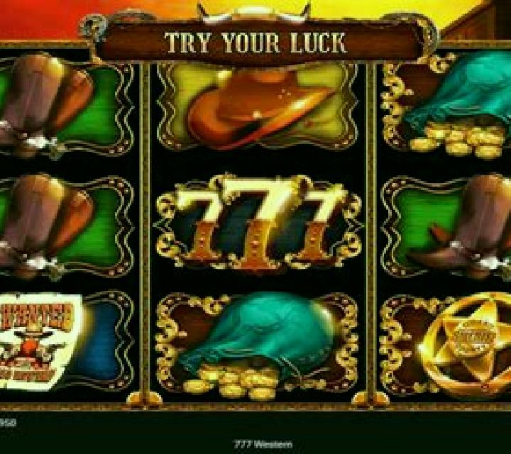 777 Western slot machine