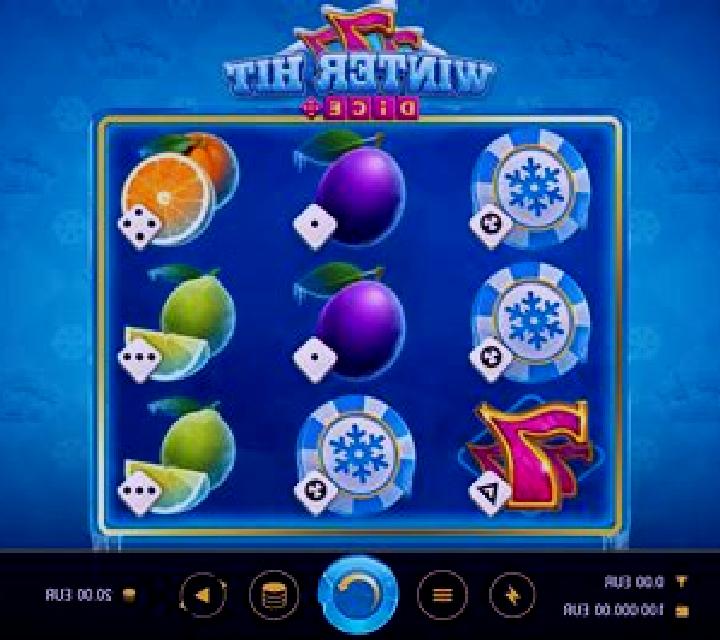 777 Winter Hit Dice slot game