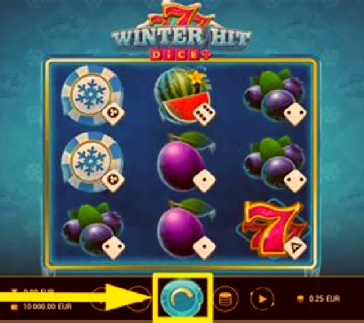 777 Winter Hit Dice slot