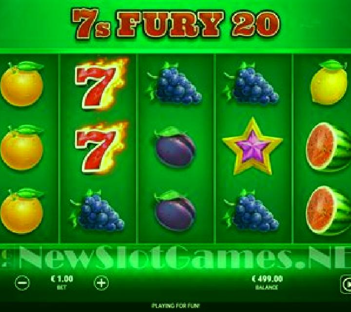 7s Fury 20 slot game