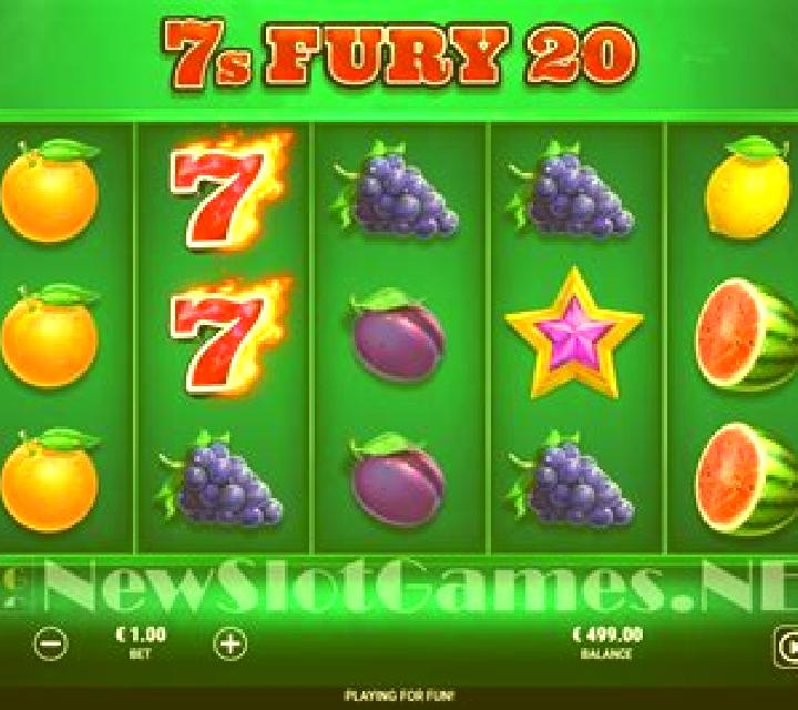 7s Fury 20 slot
