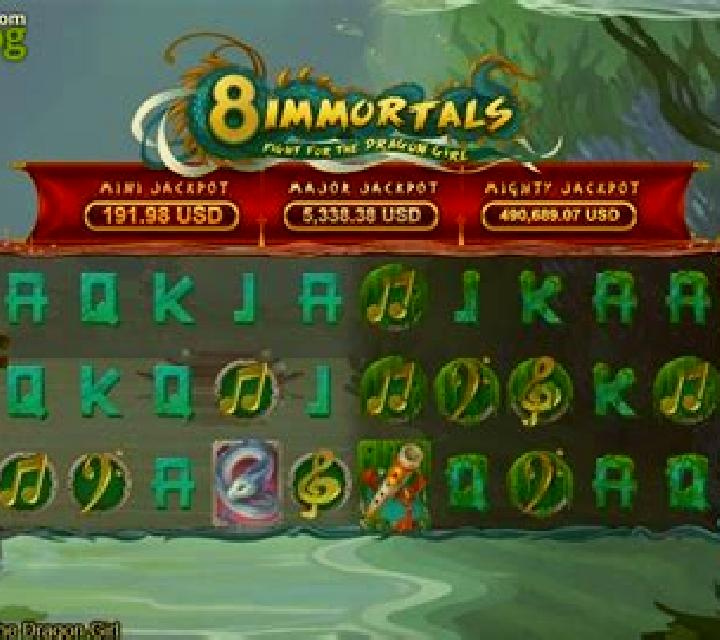 8 Immortals Fight For The Dragon Girl slot machine