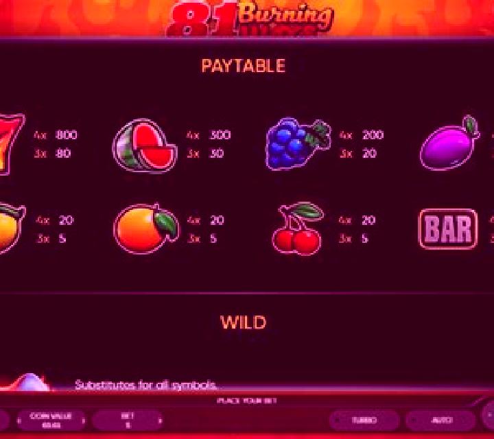 81 Burning Ways slot