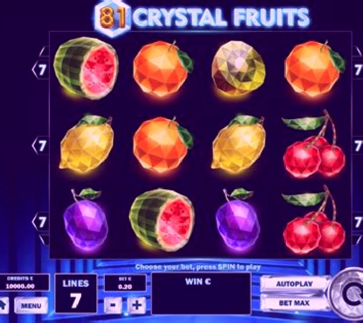 81 Crystal Fruits slot game