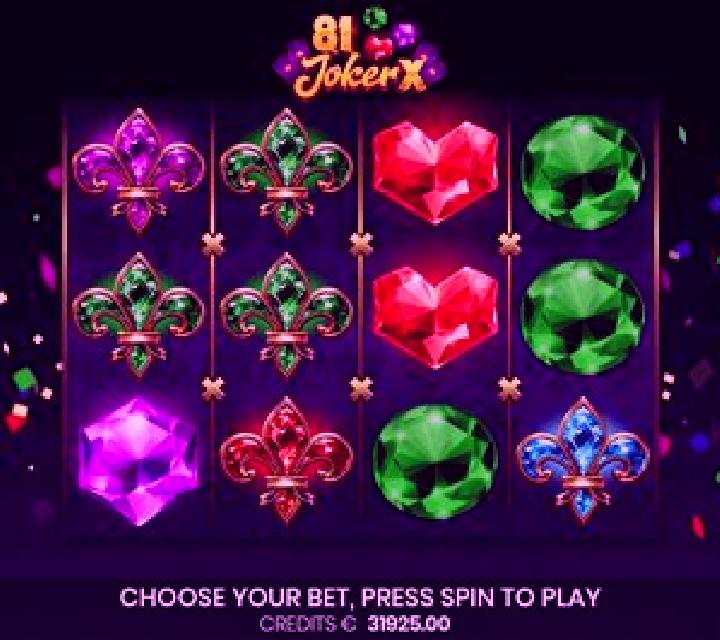 81 JokerX slot machine