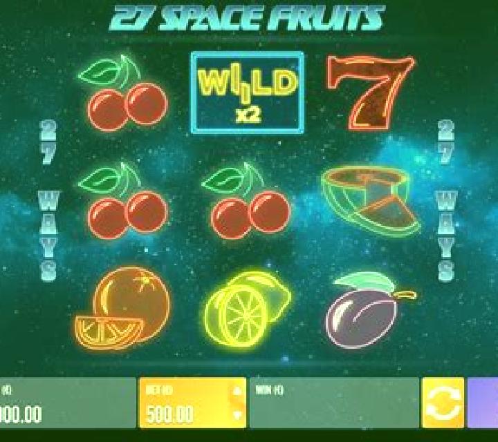 81 Space Fruits slot machine