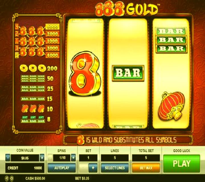 888 Gold slot