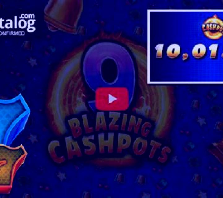 9 Blazing Cashpots slot