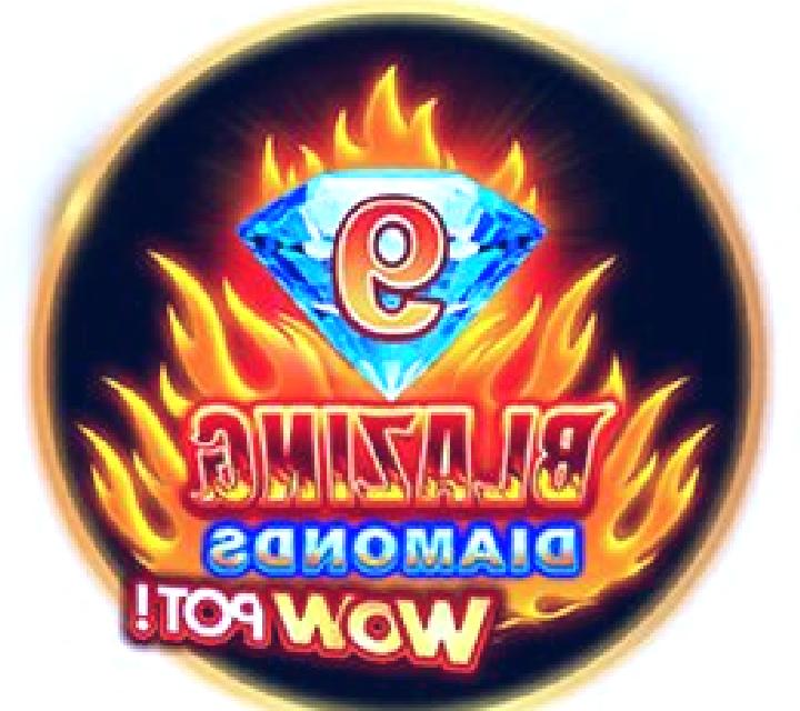 9 Blazing Diamonds Wowpot slot machine