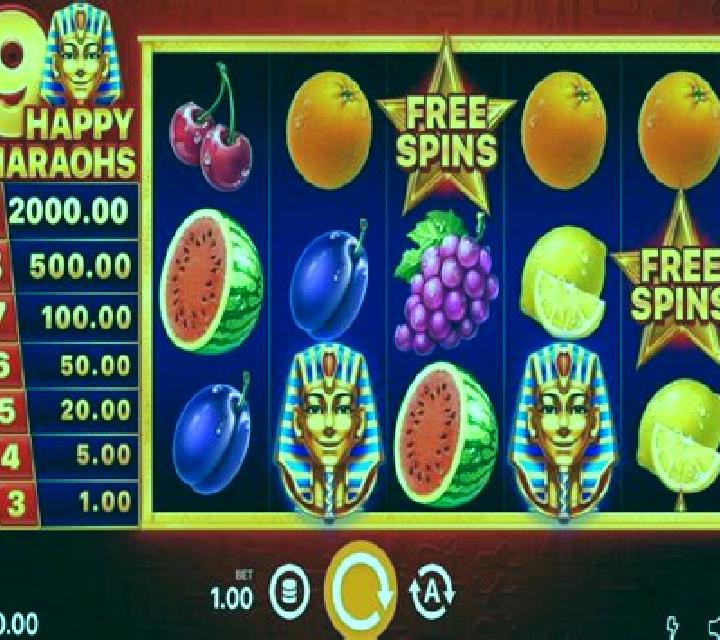 9 Happy Pharaohs slot