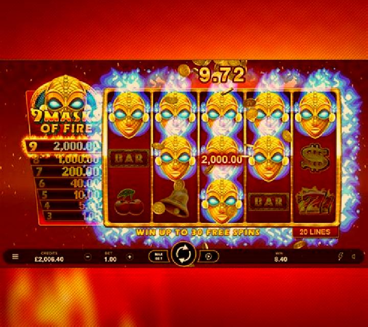 9 Masks of Fire HyperSpins online slot