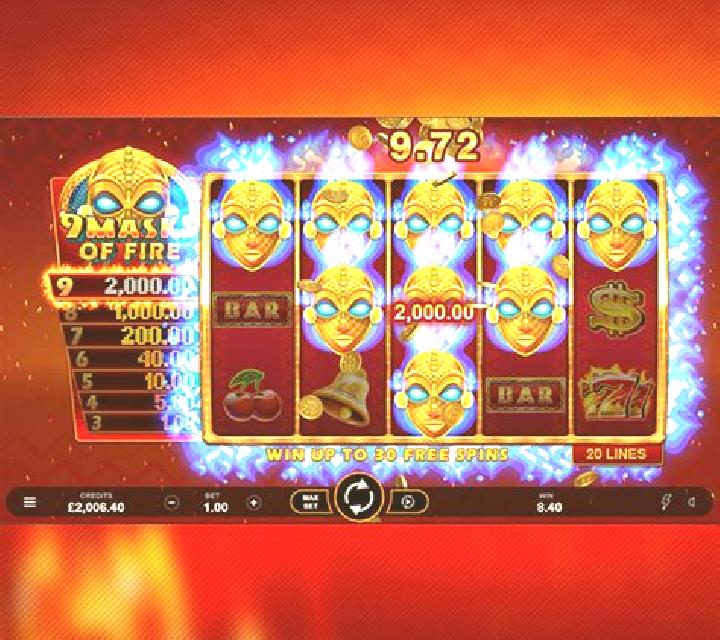 9 Masks of Fire HyperSpins slot game