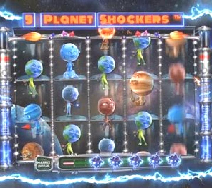 9 Planet Shockers Scratch online slot