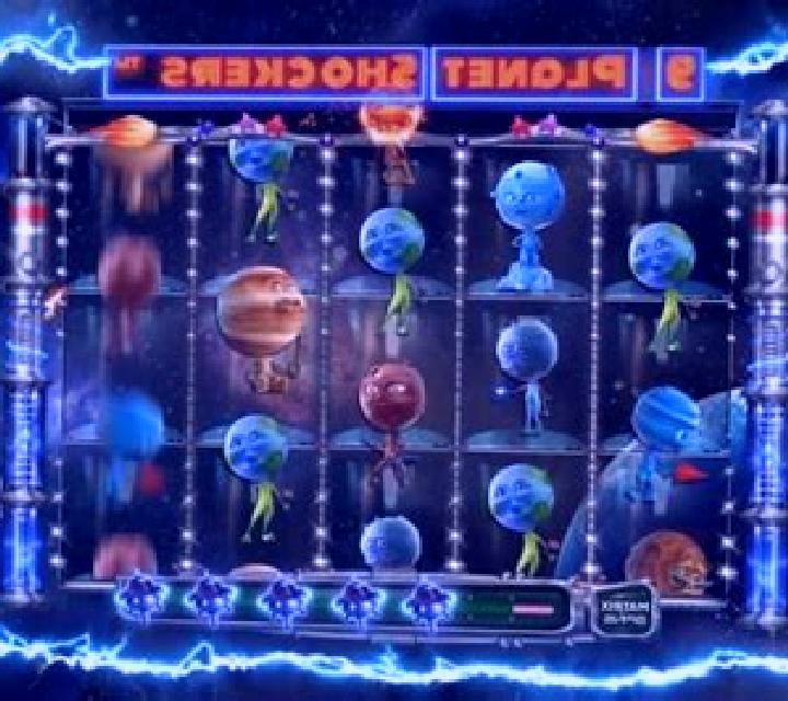 9 Planet Shockers Scratch slot machine