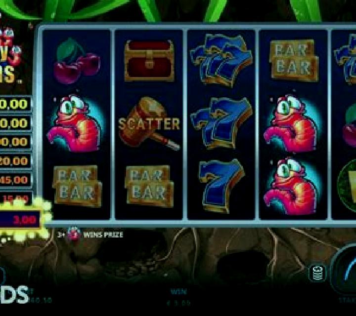 9 Wiggly Worms slot game