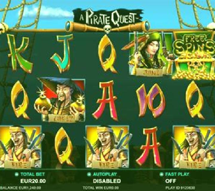 A Pirate Quest (Leander Games) slot game