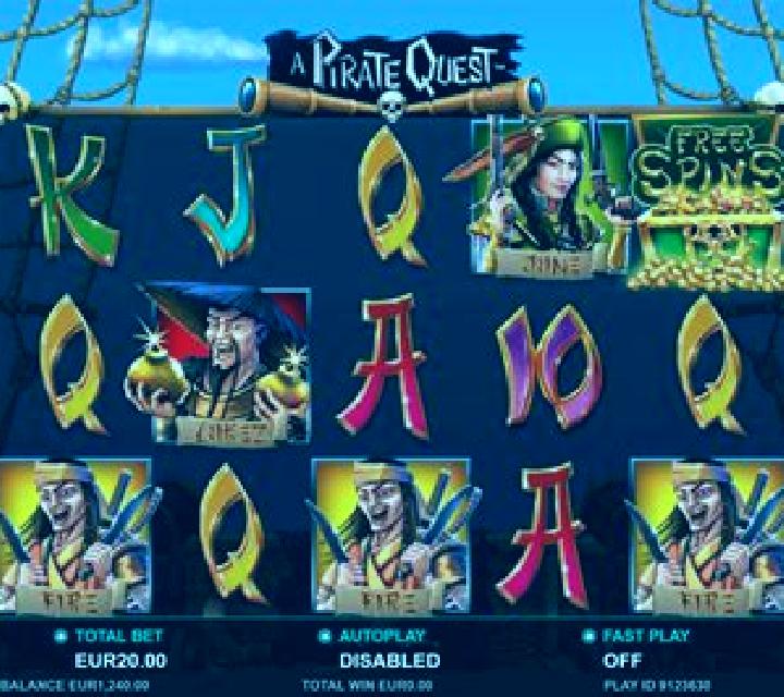 A Pirate Quest (Leander Games) slot machine