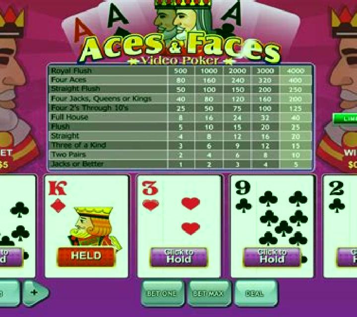 Aces and Faces Multihand (Playtech) slot game
