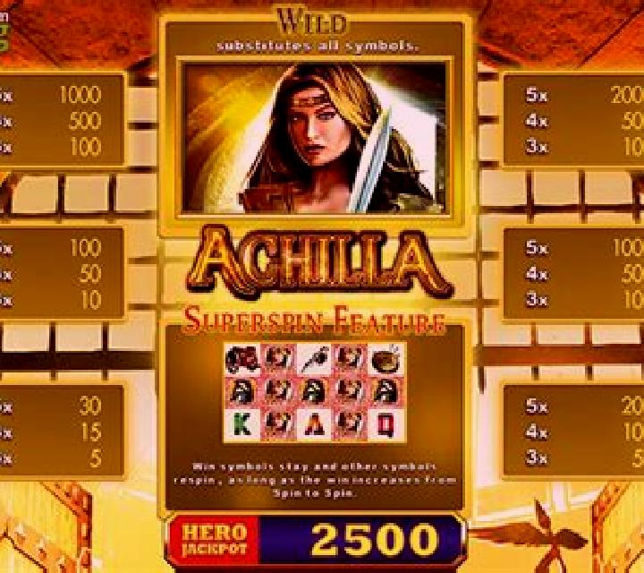 Achilla slot