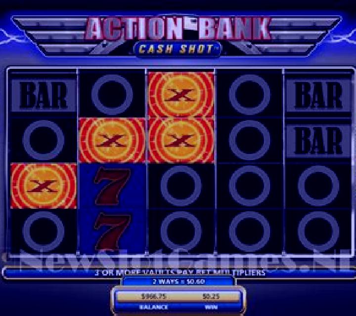 Action Bank Cash Shot slot game