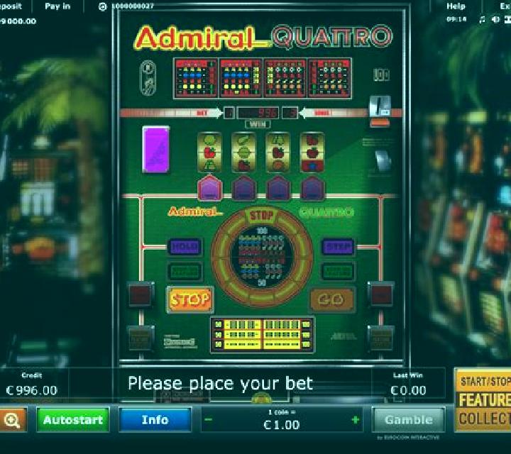 Admiral Quattro slot