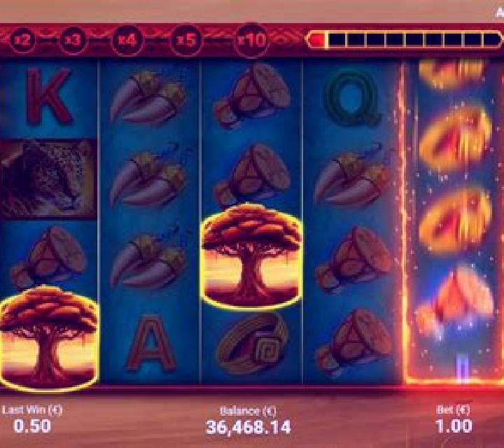 African Spirit Sticky Wilds slot machine