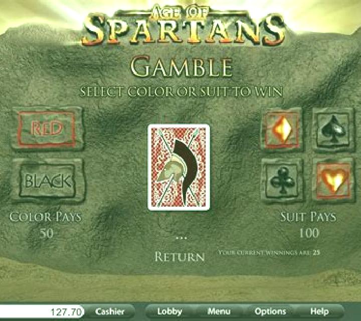 Age of Spartans Spin16 slot machine