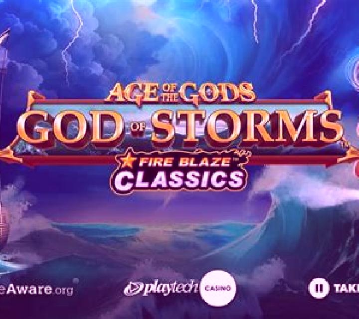 Age of the Gods: God of Storms Fire Blaze online slot