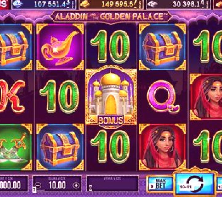 Aladdin and the Golden Palace slot game