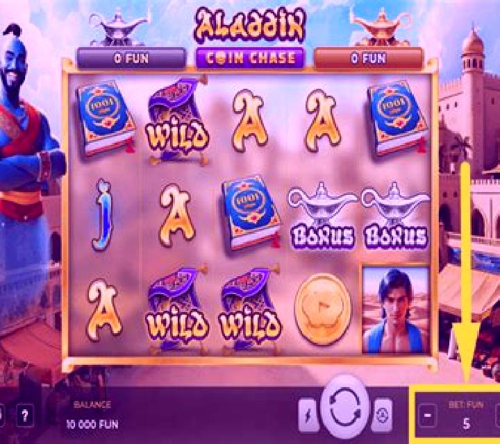 Aladdin Coin Chase slot