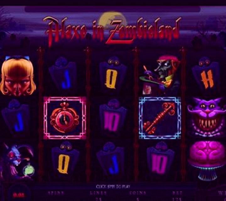 Alaxe in Zombieland slot game