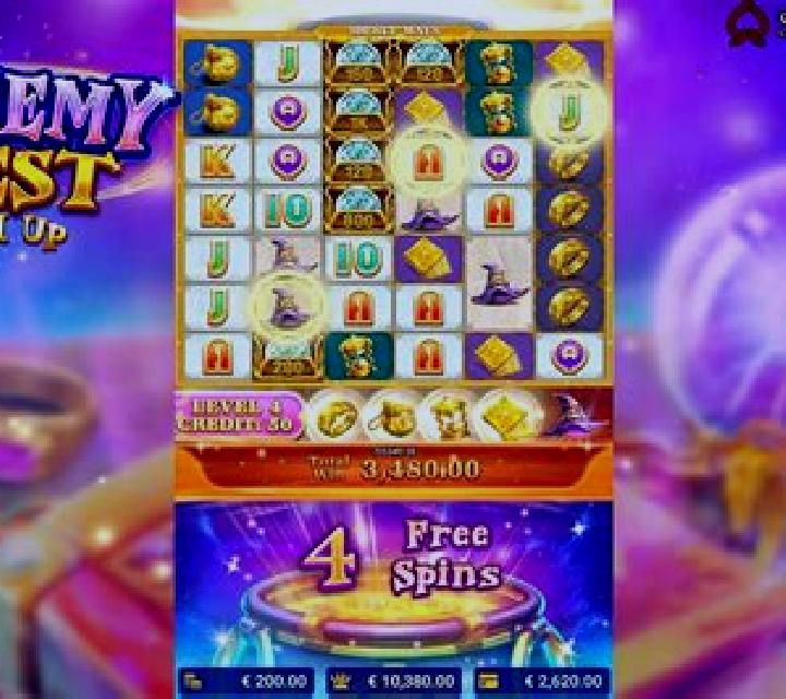 Alchemy Quest Level Up slot