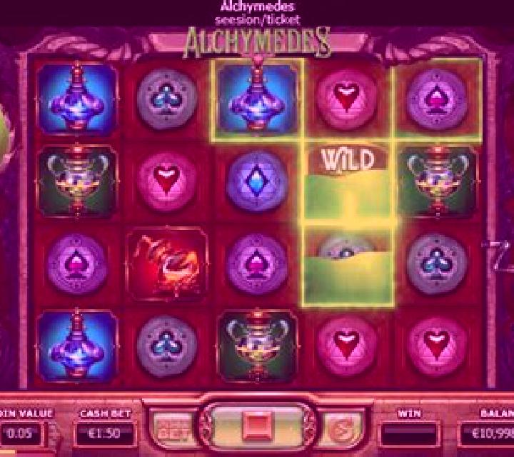 Alchymedes slot game