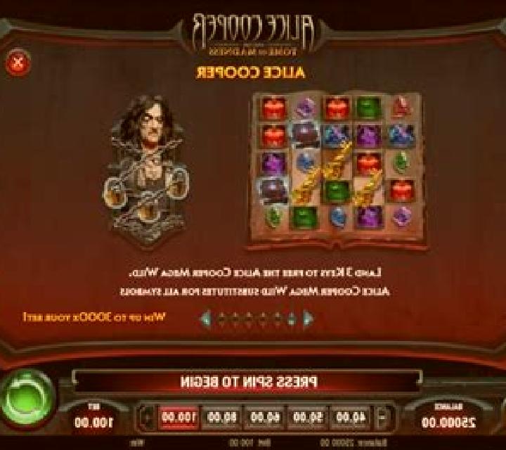 Alice Cooper slot