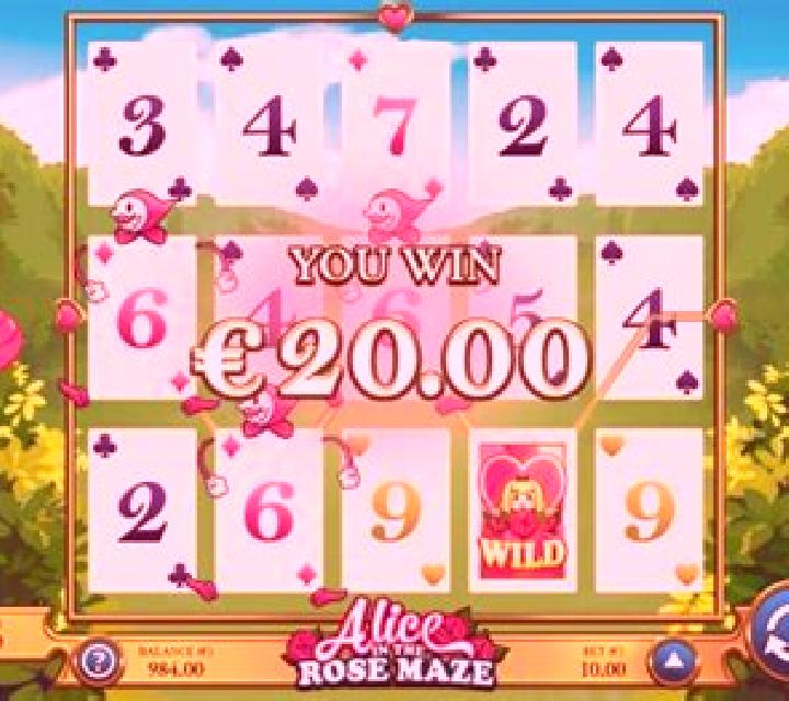 Alice of the Rose Maze slot game