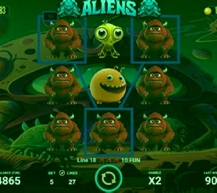 Aliens (AGT Software) slot game