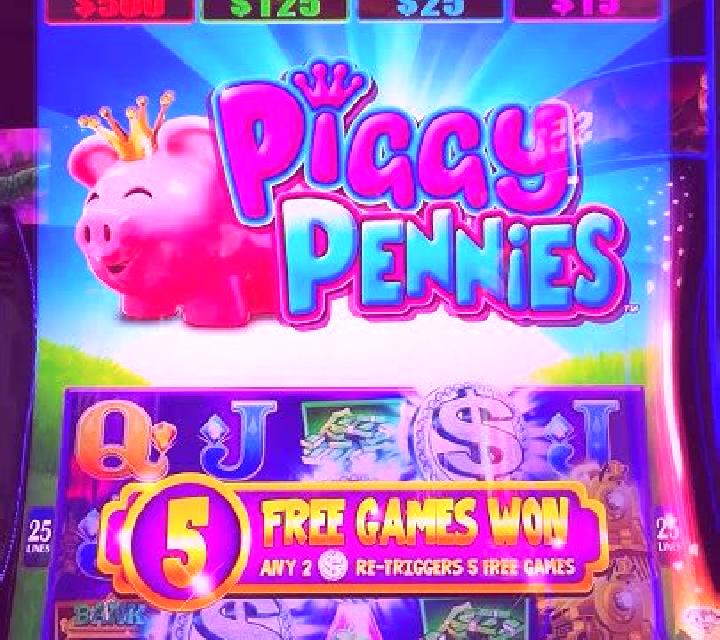 All Aboard Piggy Pennies slot machine