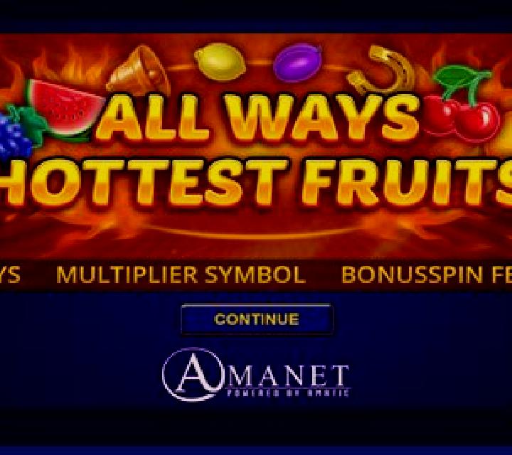 All Ways Hottest Fruits slot game