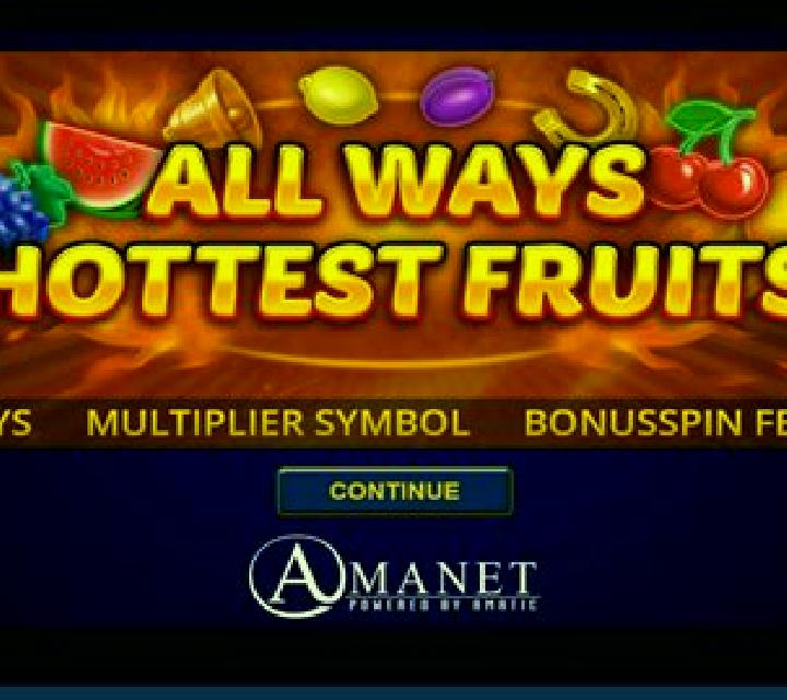 All Ways Hottest Fruits slot machine