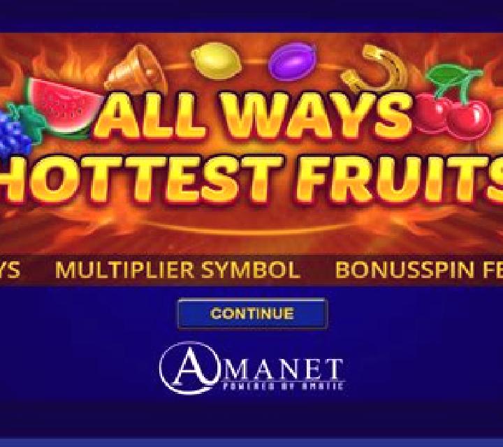All Ways Hottest Fruits slot