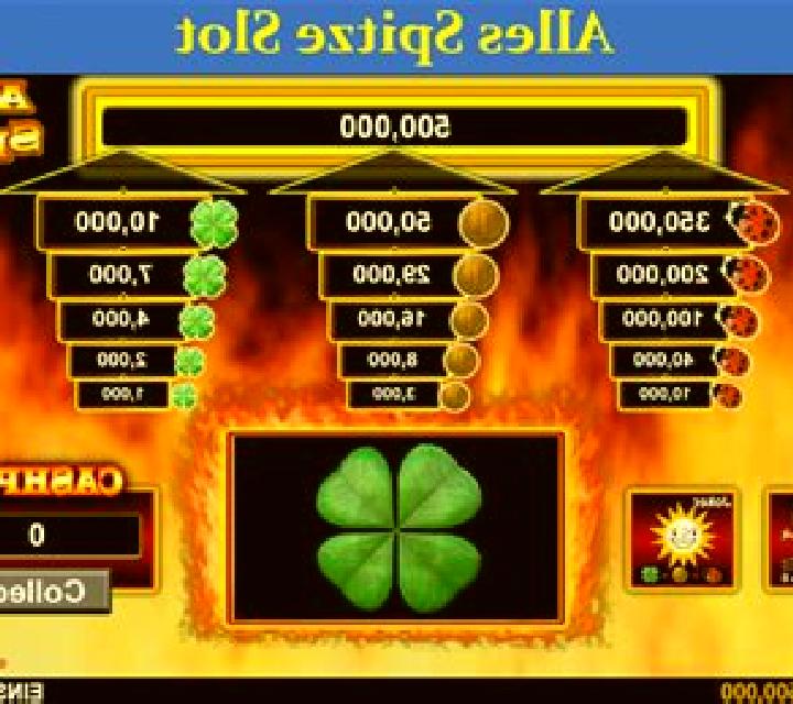 Alles Spitze slot machine