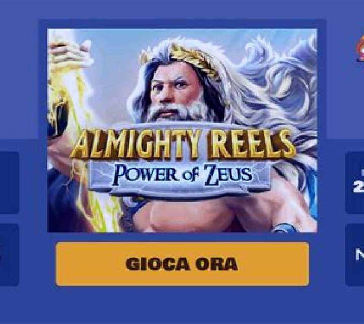 Almighty Reels Power of Zeus slot machine