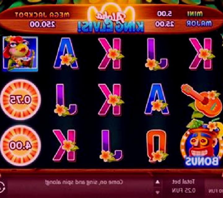 Aloha King Elvis slot machine